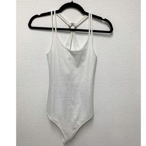 NWOT A&F Ribbed Tank Bodysuit, Size M